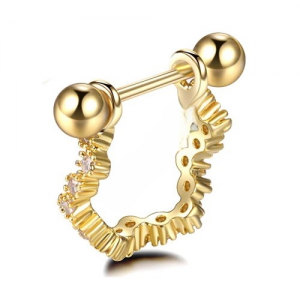 Piercing Helix Modelo 1 Aço PVD Gold